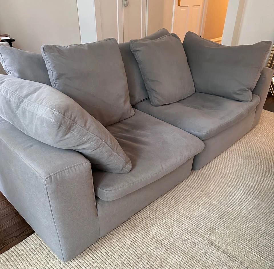 Bob’s Cloud Couch - Love Seat Dream Gray - 88” wide - OBO - photo 3