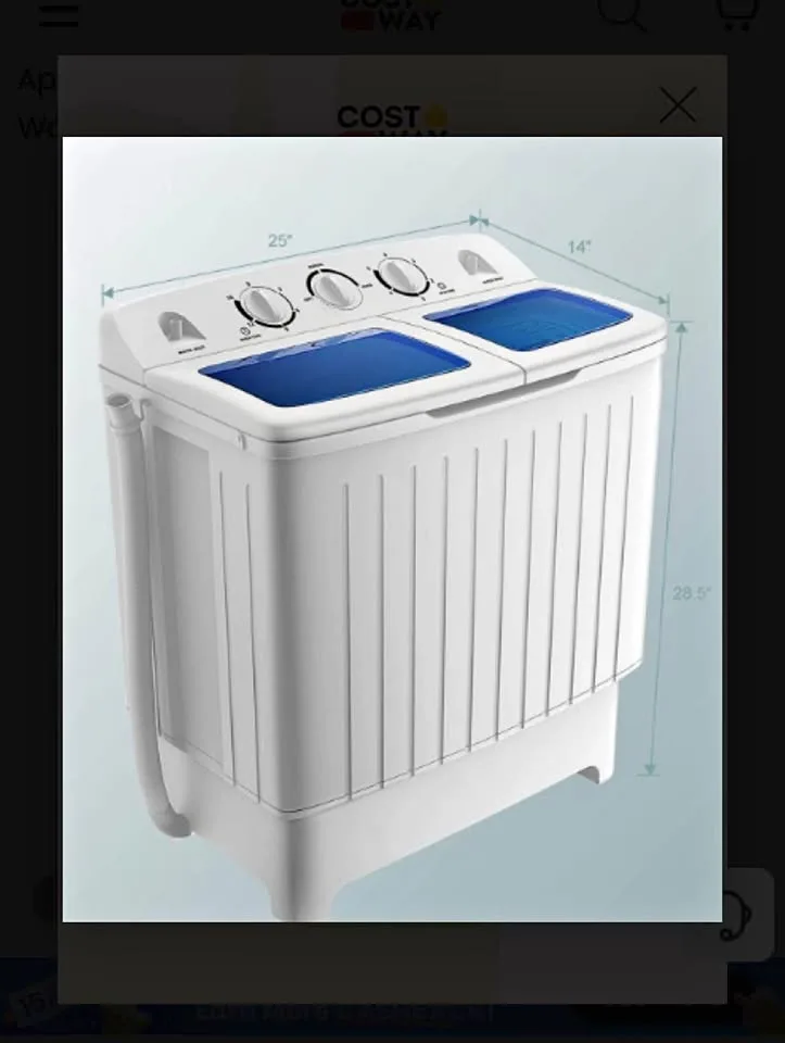 Twin-Tub 20 lb Portable Washer & Spinner – Brand New in box thumbnail