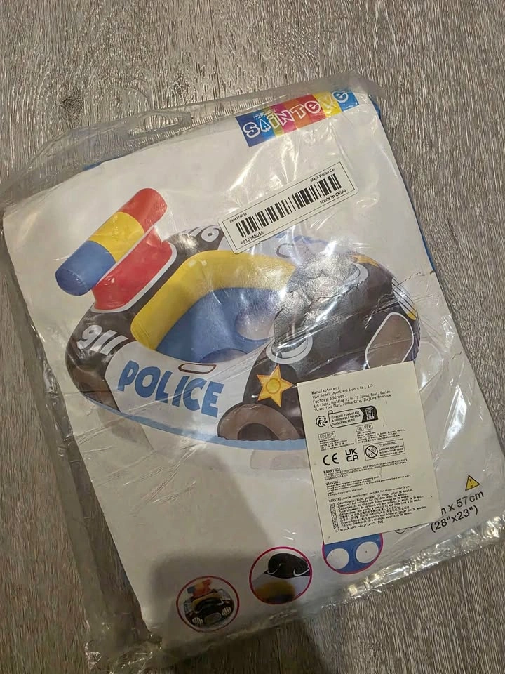 Kid Police Car Pool Float