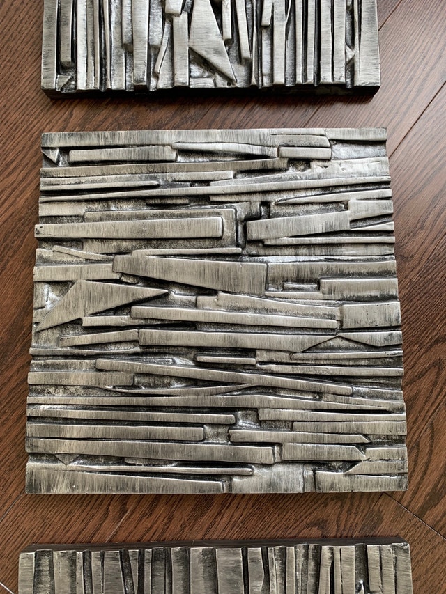 Modern 3 Piece Resin Wall Art - photo 4