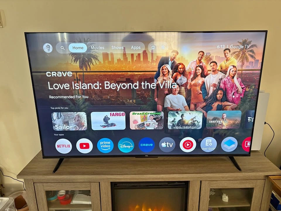 55” TCL 4K Smart TV – Google TV / Android – Excellent Condi