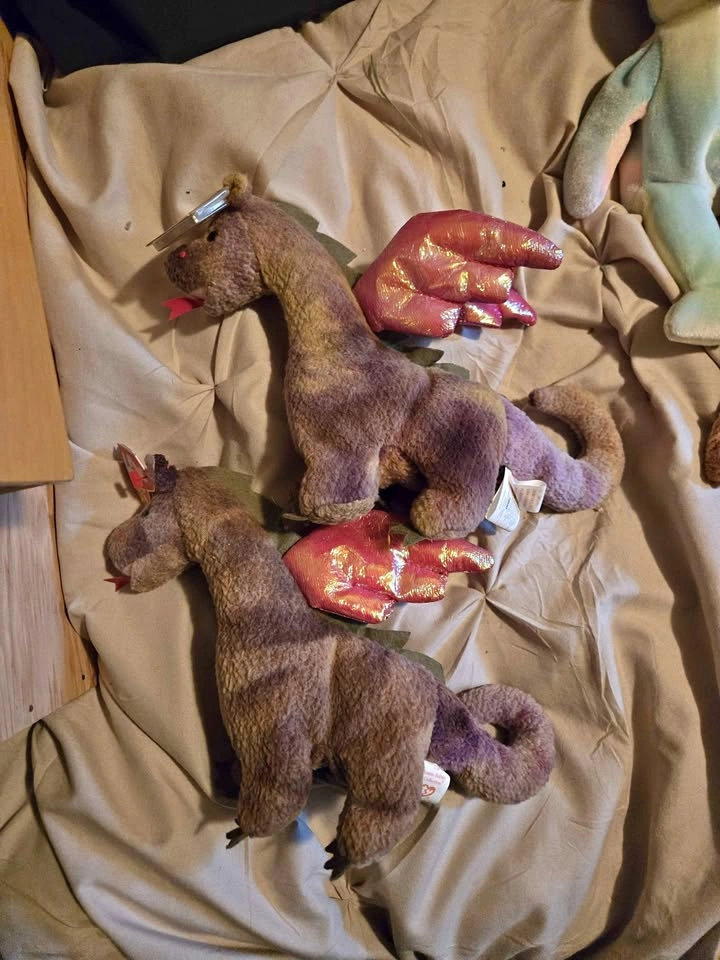 Scorched Beanie Baby Dragon- lk bonvista