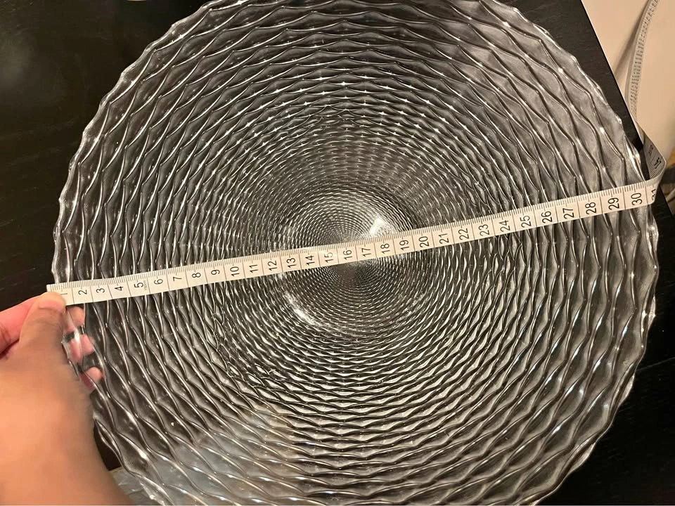 Large Glass Serving Bowl