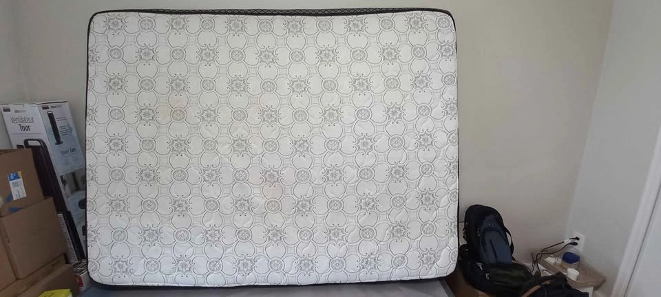 Queen Size Bed Frame w/ Box Spring & Mattress - photo 2
