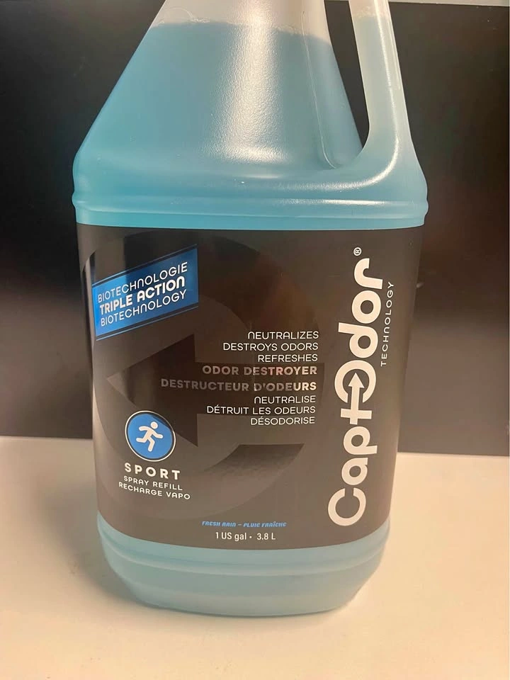 CaptOdor Sport Odor Destroyer Refill 1 Gallon Fresh Rain 3.8l