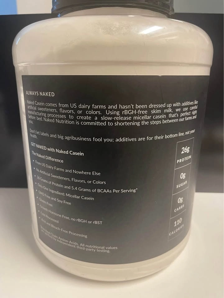 Naked Casein Protein Powder 5 LB - photo 2