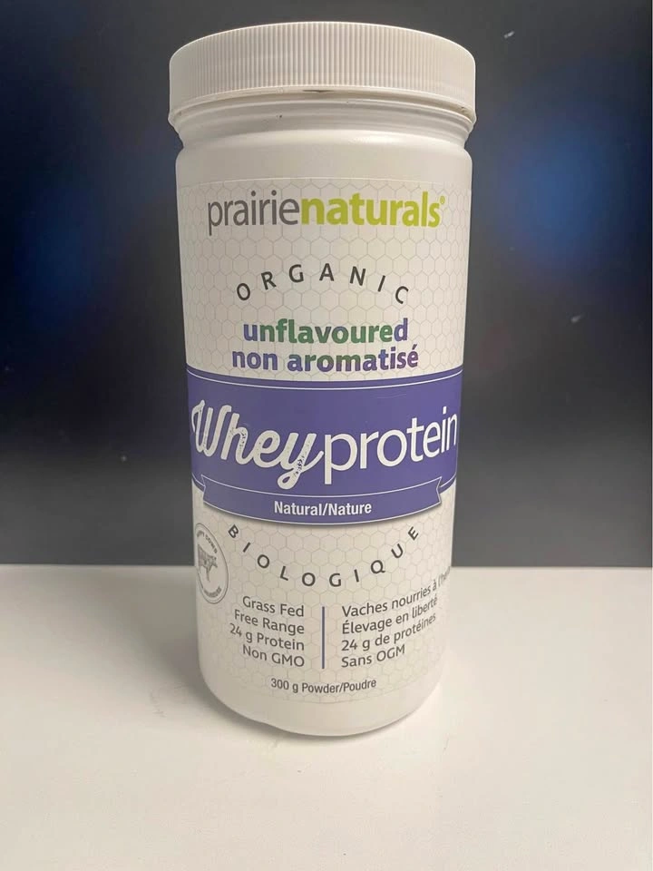 Prairie Naturals Organic Unflavoured Whey Protein 300g