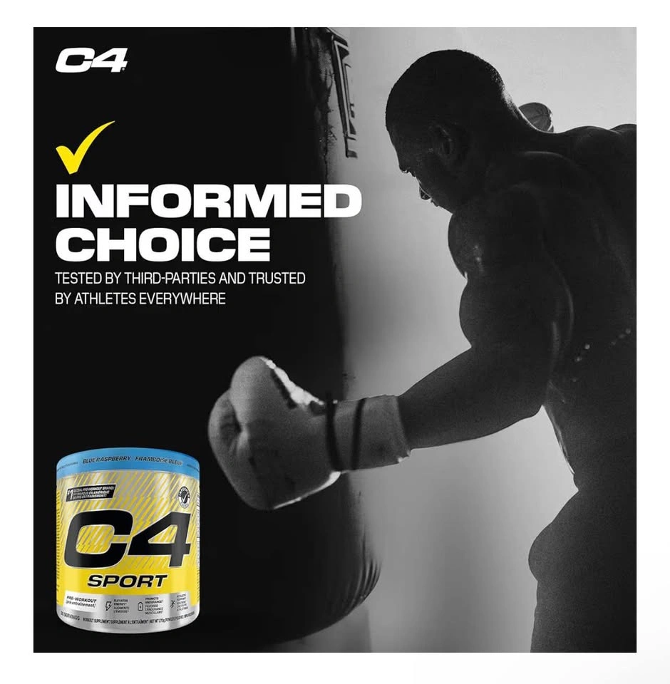 C4 Sport Pre-Workout Blue Raspberry 270g - photo 5