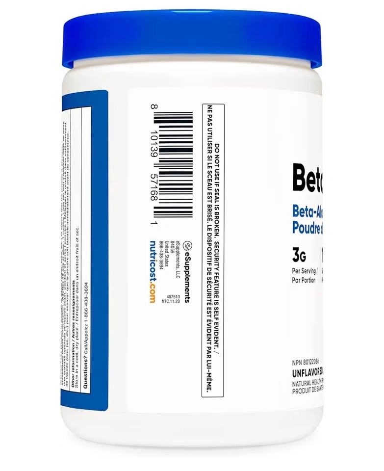 Nutricost Beta-Alanine Powder 500g Unflavored - photo 3