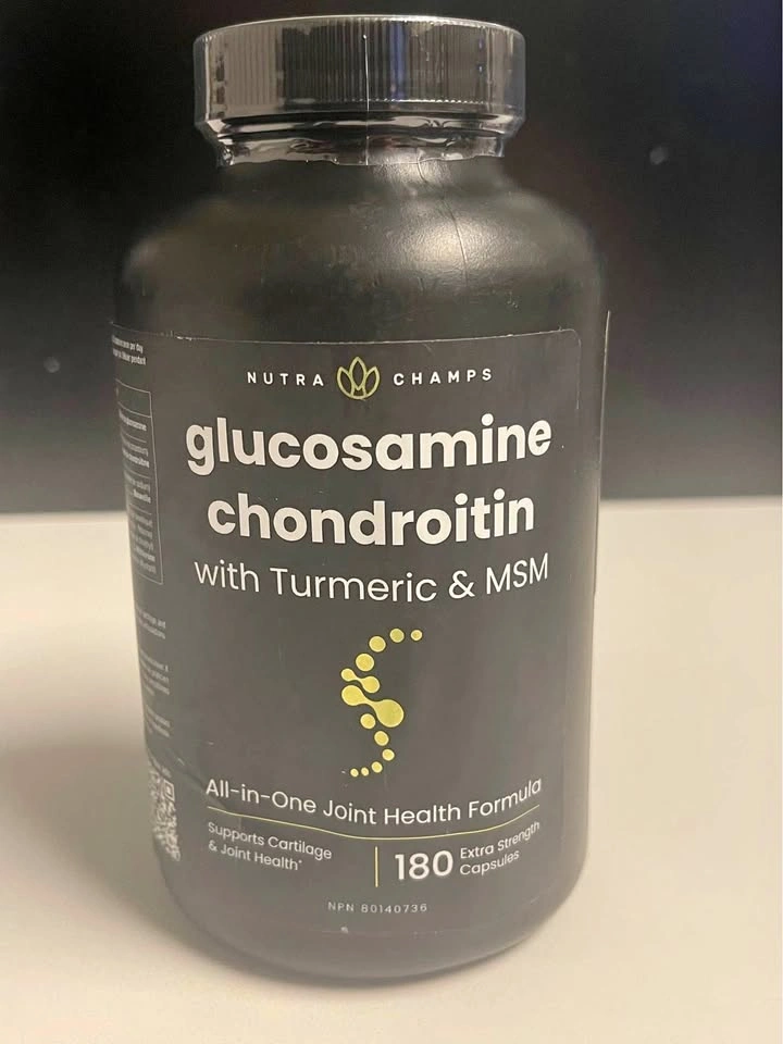 Nutra Champs Glucosamine Chondroitin Turmeric MSM 180 Caps