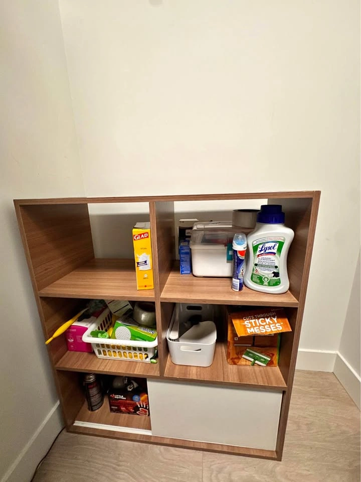 Multi-use Book Shelf with Single Door