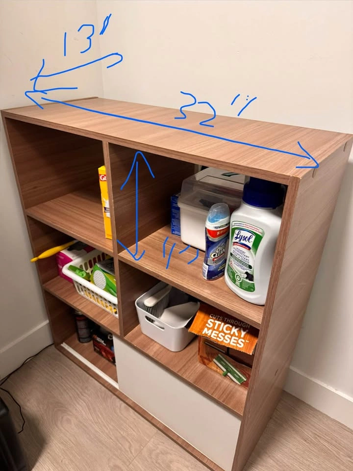 Multi-use Book Shelf with Single Door - photo 2