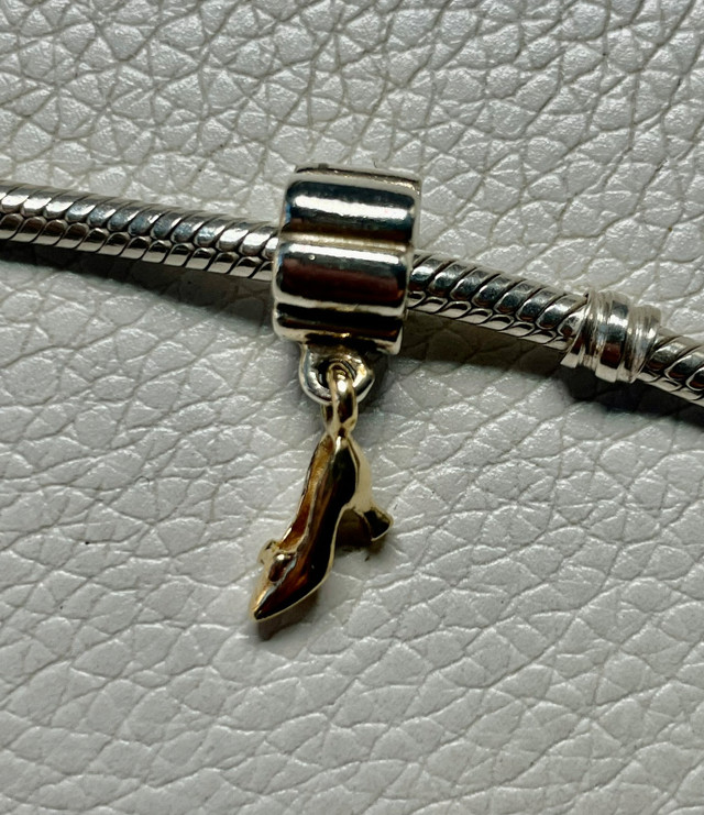 Pandora Stiletto Shoe Sterling Silver Charm with 14K Gold - photo 2