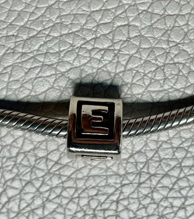 Pandora Alphabet Charms - "E" and "A" (to be sold separately)