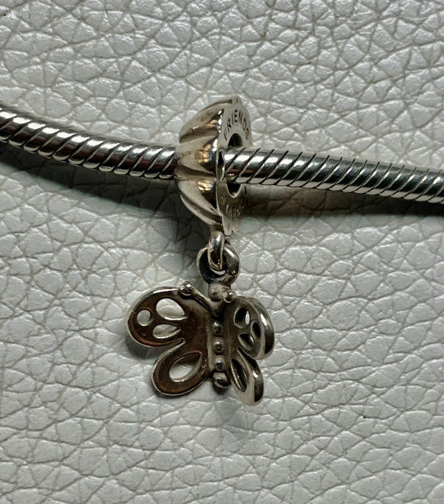 Pandora Best Friend Forever Butterfly Charm