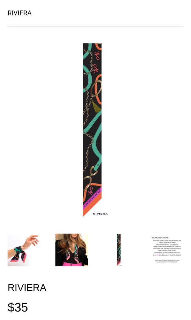 WristPop(IM) a Silk Twilly Scarf (one for free) - photo 4