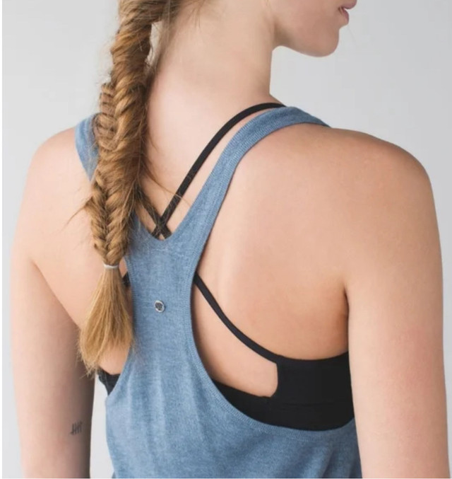 Lululemon Knit Tank, Blue, Size 8 - photo 2