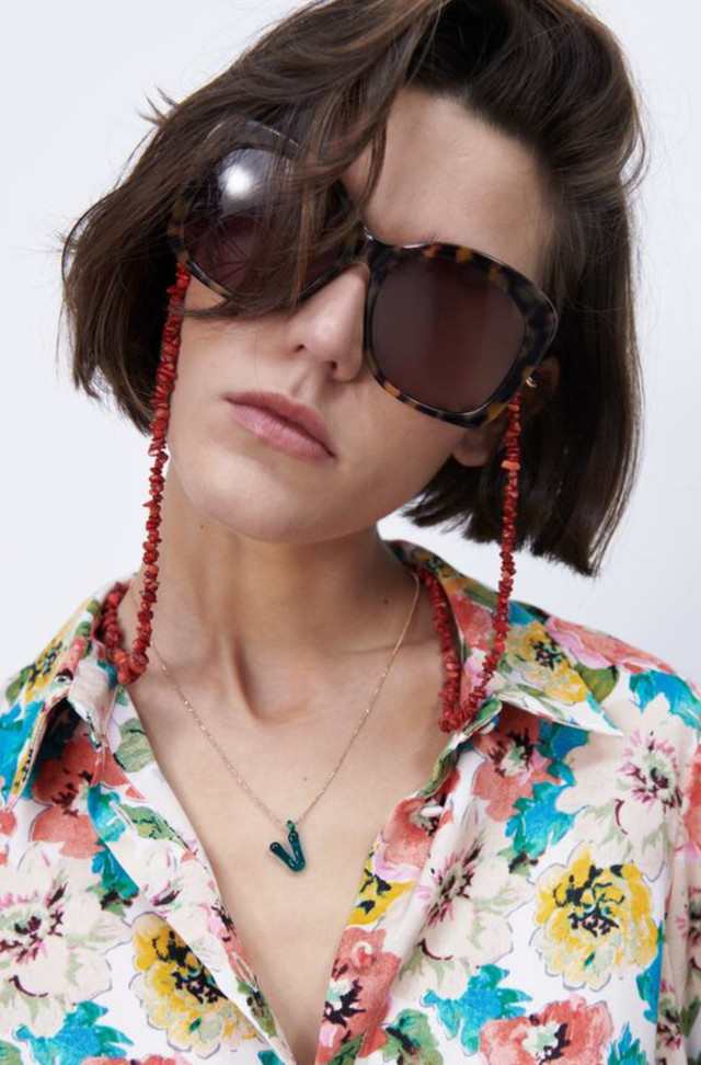 ZARA Stone Gasses and Mask Cord