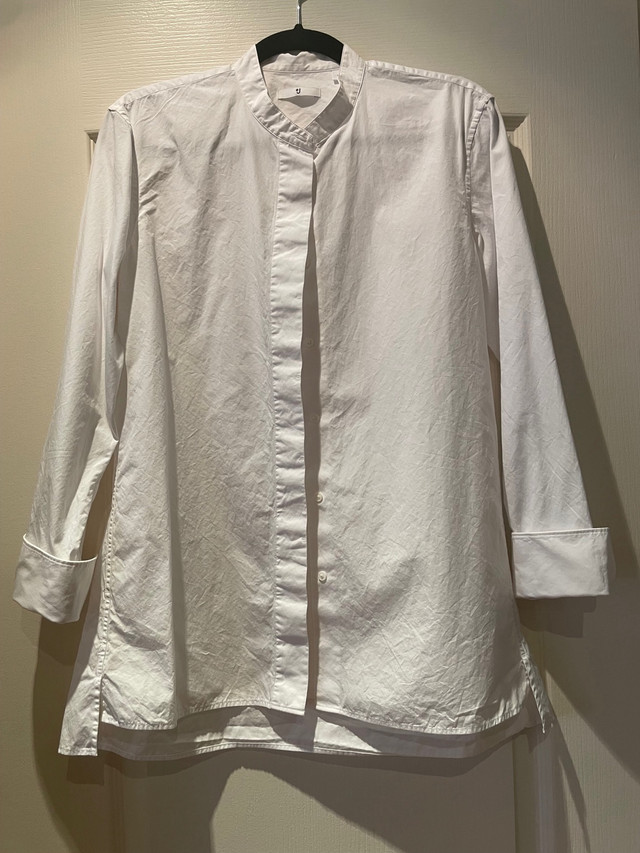 Uniqlo +J Supima Cotton Stand Collar Long Sleeve Shirt - photo 2