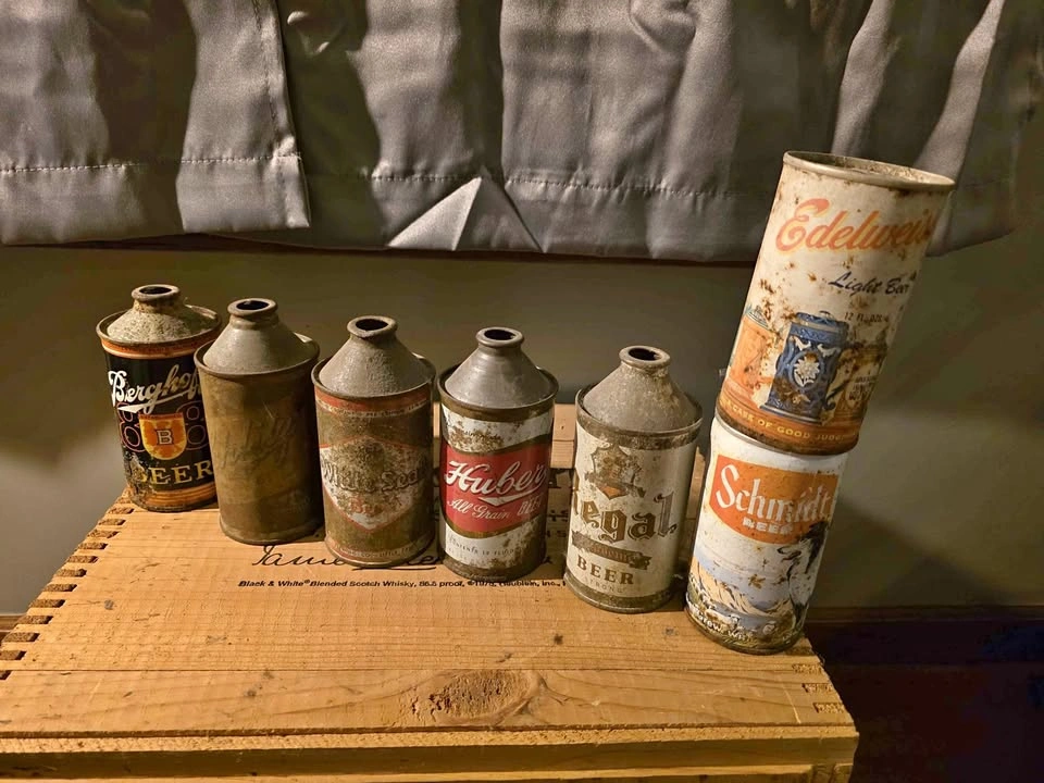 Lot of Cone tops and a few pull tabs