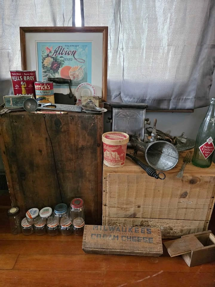 Big lot of vintage kitchen utensils and containers