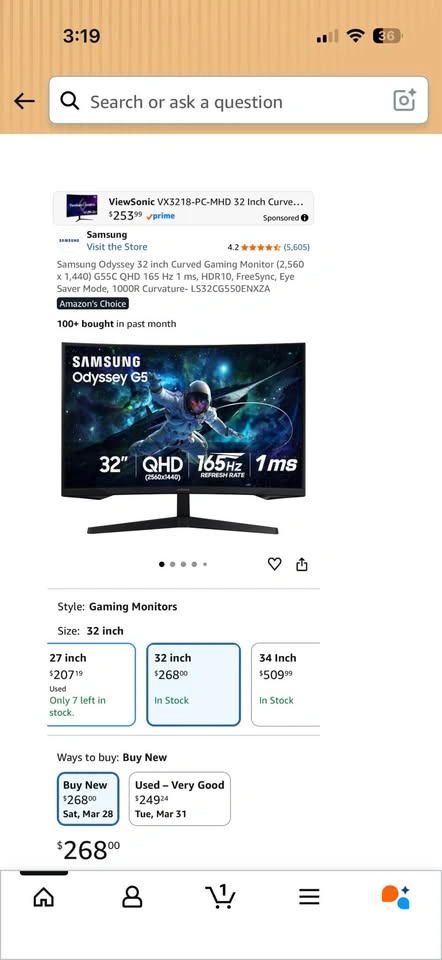 Samsung 32 inch Monitor - photo 3