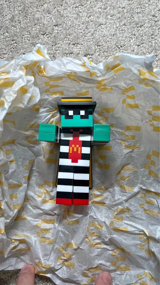 McDonald’s Minecraft Toy: Zombie Hamburglar