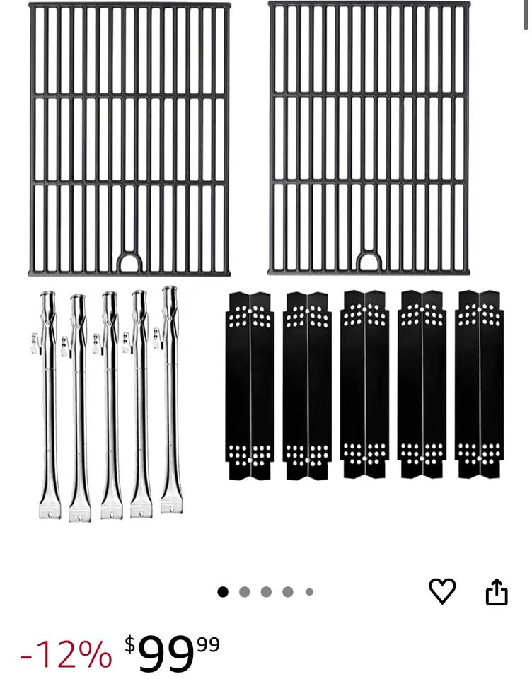 Nexgrill 4/5 Burner Replacement Parts Kit - New in Box!