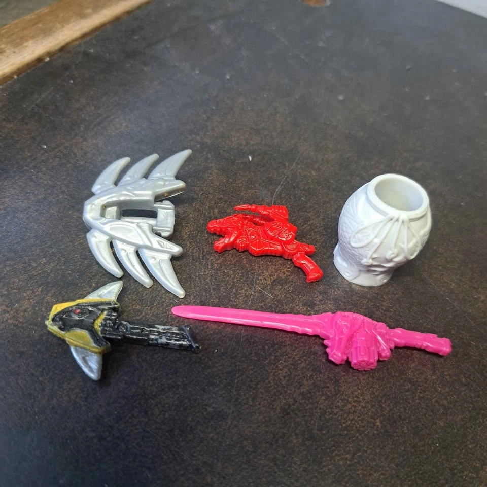Power Rangers Dino Charge 5 Figure Lot — T-Rex Red, Pink, Black, - photo 2