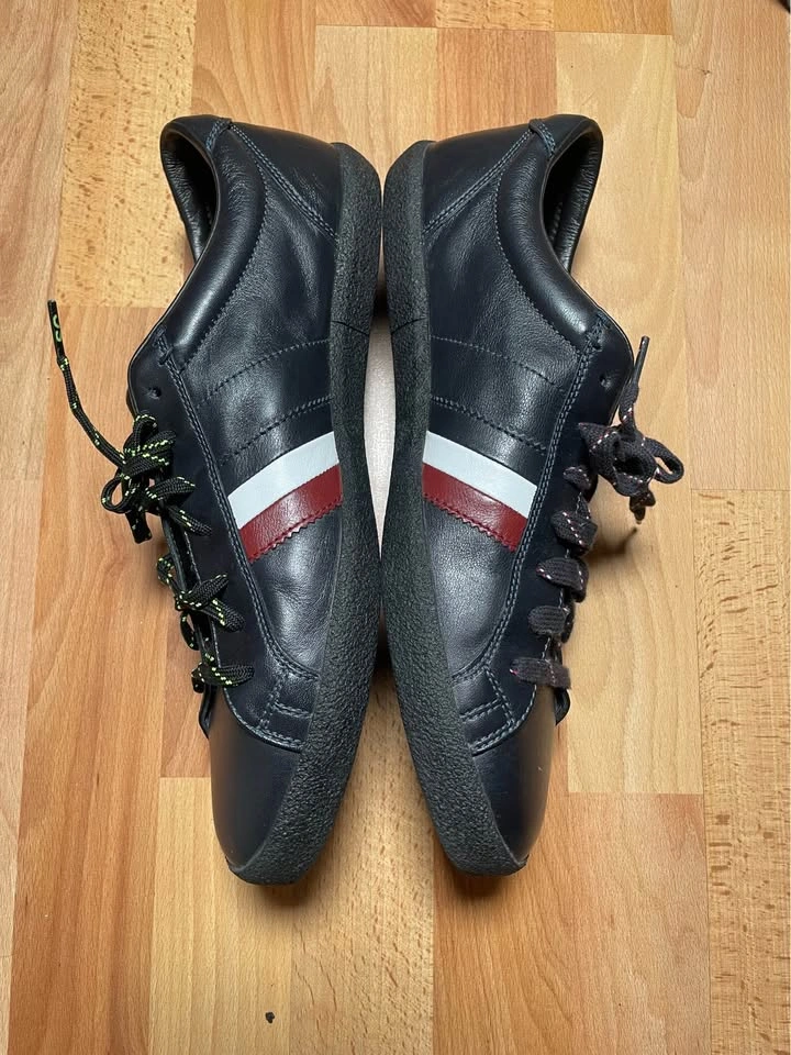 Moncler New Monaco Leather Sneakers - Size 46 (US 13) - photo 3