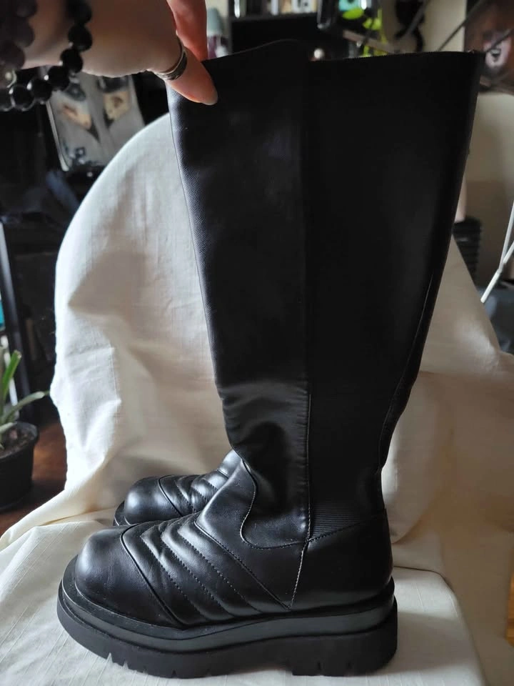 Davina Raid Chunky Boots Size 9 - photo 2