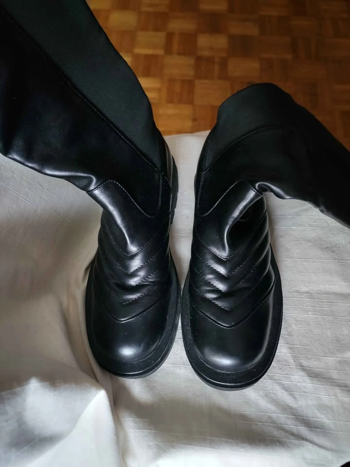 Davina Raid Chunky Boots Size 9 - photo 3