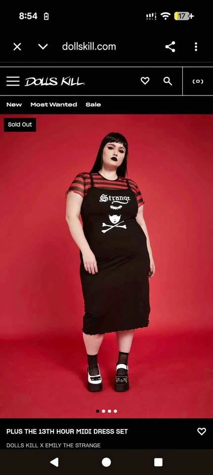 Dolls Kill x Emily the Strange Dress