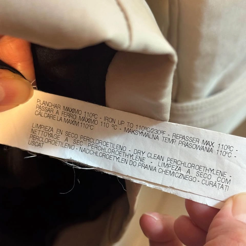Zara Woman Beige Double-Breasted Trench Coat - Size L - photo 4
