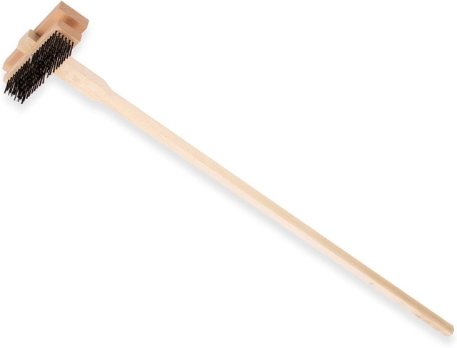 Carlisle FoodService Metal Grill Brush with Handle, 48 Inches - photo 3