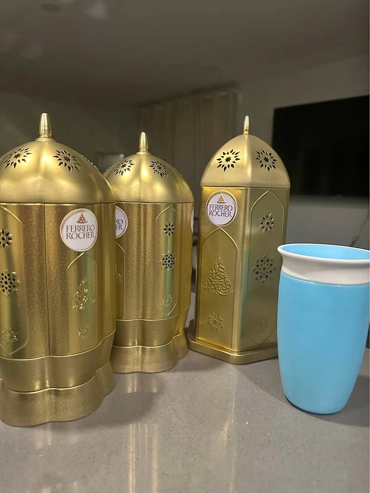 Ferrero Rocher Ramadan Lantern Decorative Tins