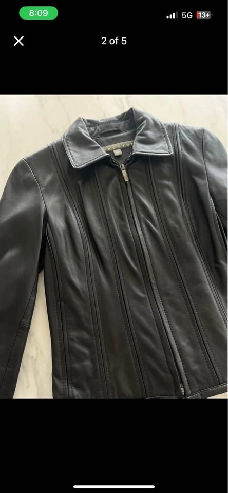 Black Leather Jacket - photo 3