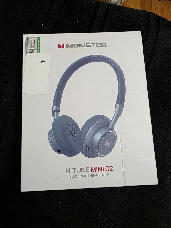 Monster N-Tune Mini Headphones (Blue) – Like New (Open Box) - photo 4