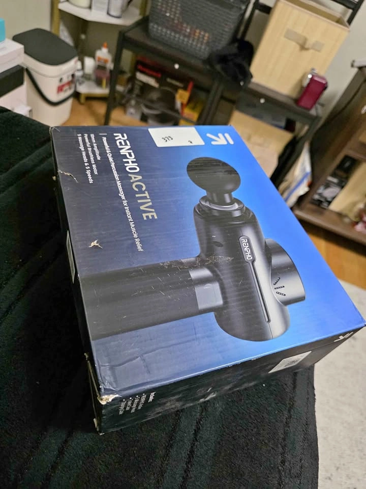 Renpho Active Massage Gun – Like New (Open Box) - photo 3