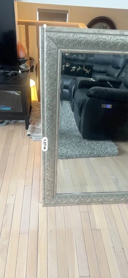 Beautiful silver accent Mirror - photo 3