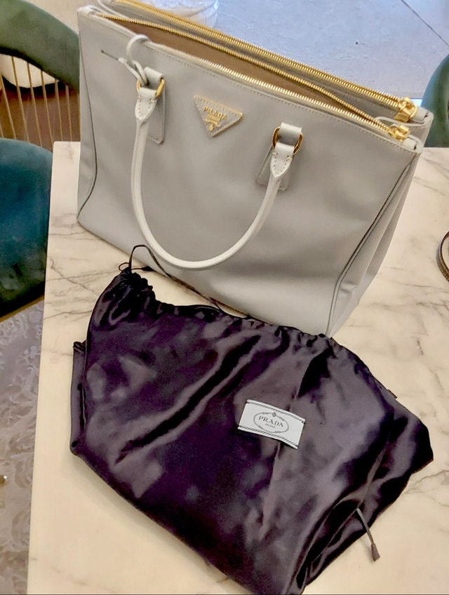Prada Grand Sac Baby Blue