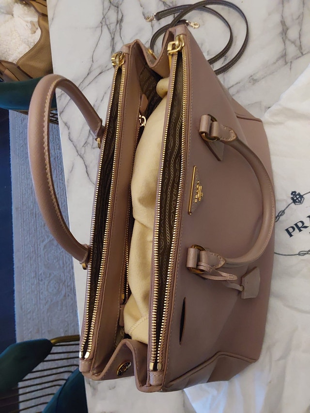 Sac Grand Prada baby pink rose - photo 2