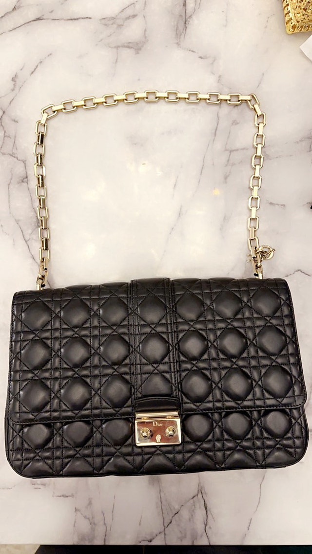 New Dior Lady Bag - Black