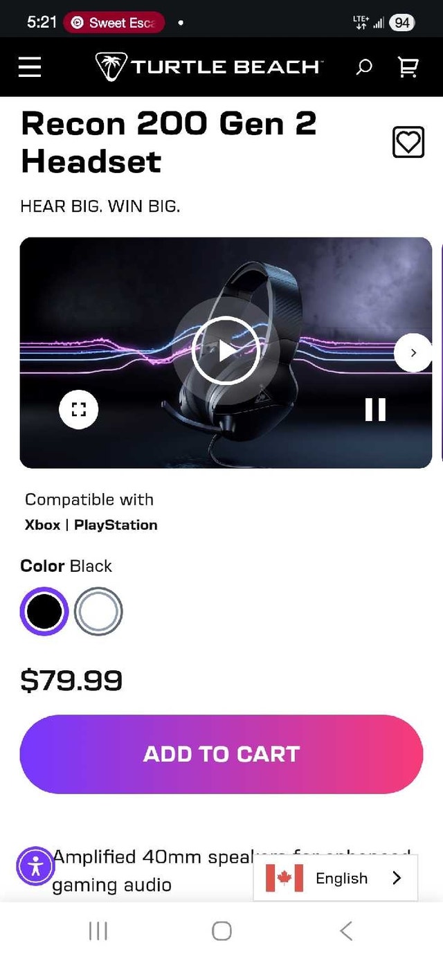 Turtle Beach Recon 200 Gen 2 headset $40 - photo 4