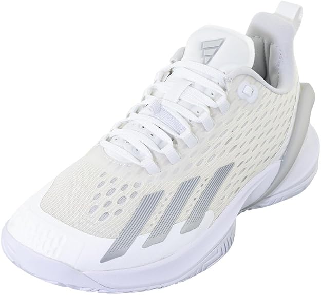 adidas Womens Adizero Cybersonic White Silver Runners Shoes Sz 8