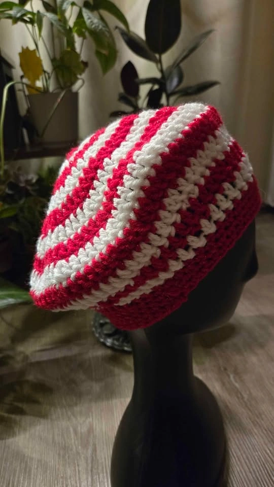 Peppermint Candy Beret Hats - photo 2