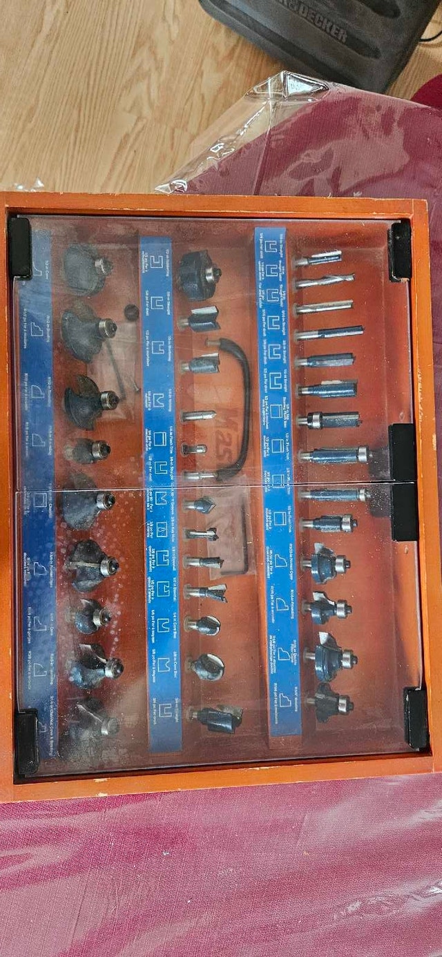 Router Bit Set and Case