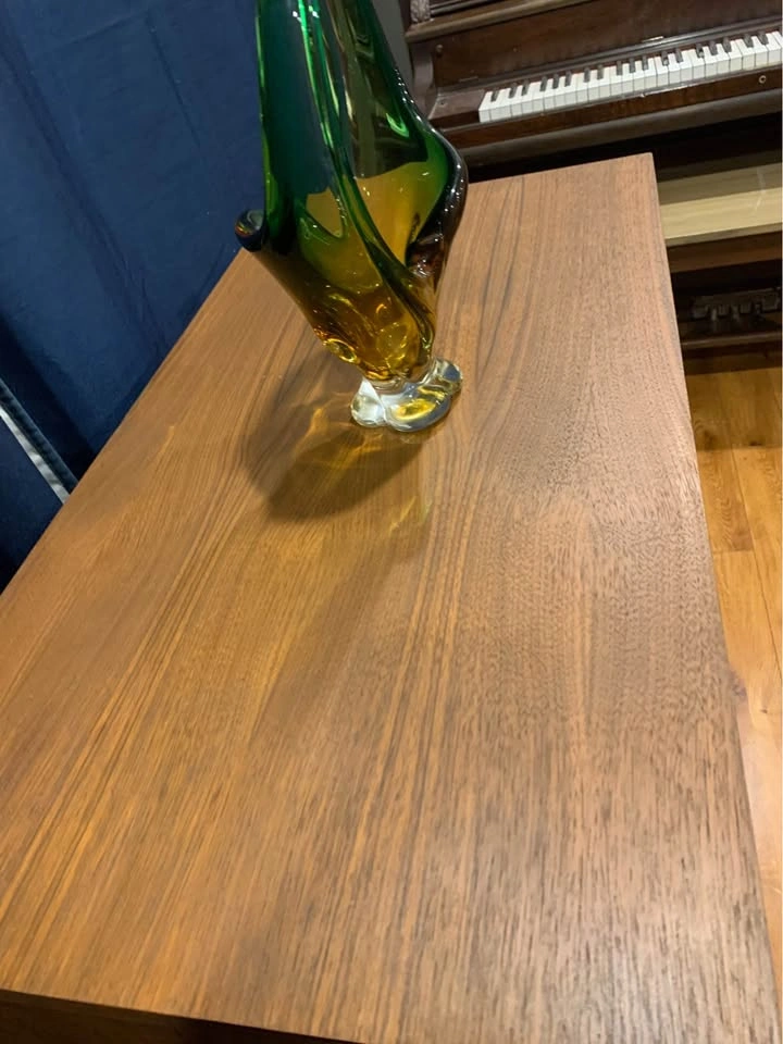 Mid Century Modern Walnut Tall Boy Dresser - photo 2