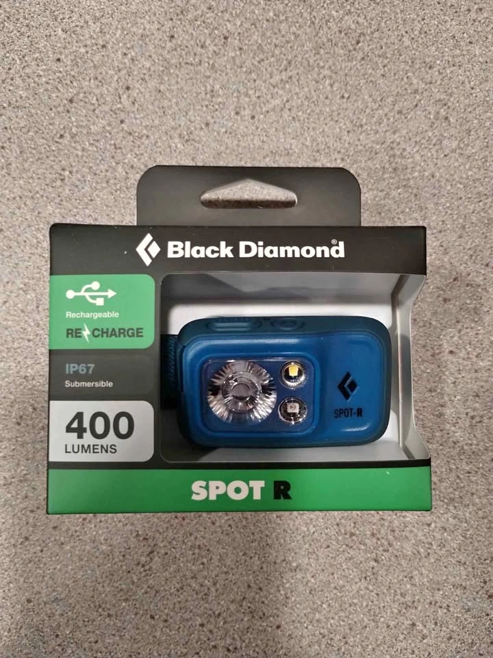 Black Diamond Spot R Headlamp 400 Lumens (NEW, Rechargeable)