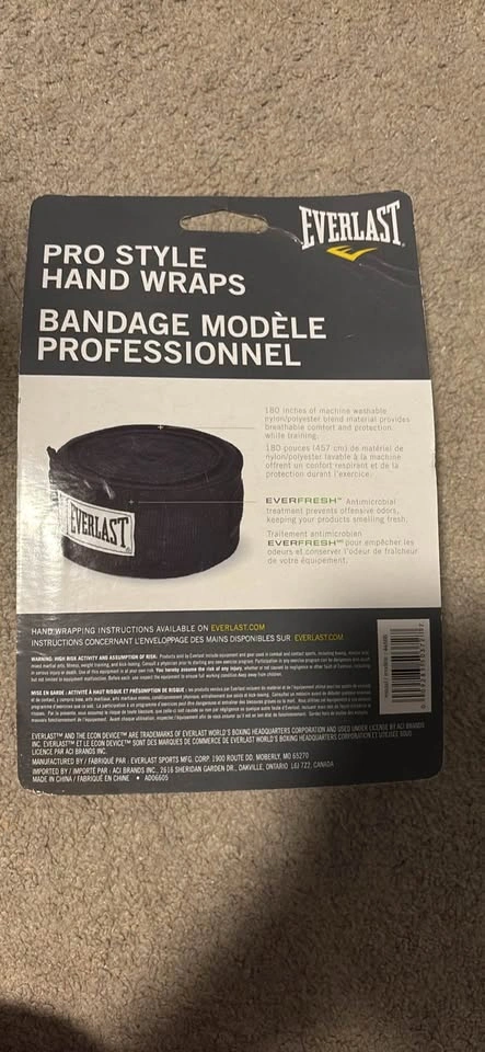 Everlast Pro-Style Hand Wraps - photo 2
